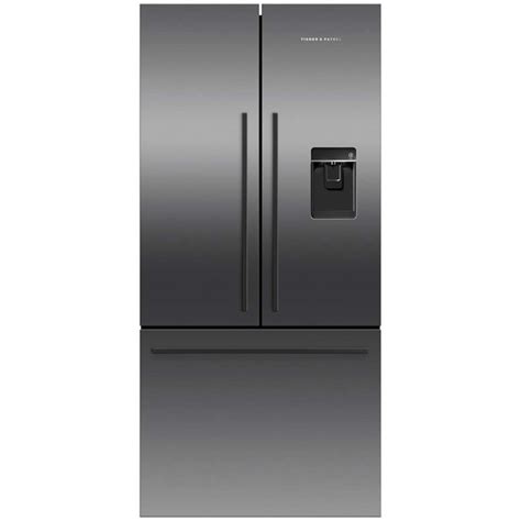 french door fridge freezer black